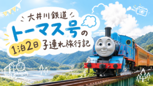 「大井川鉄道トーマス号の1泊2日子連れ旅行記」のアイキャッチ画像